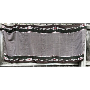 Large Horse Themed Scarf Green And Brown Semi Sheer Rectangle Mocha Country Chic